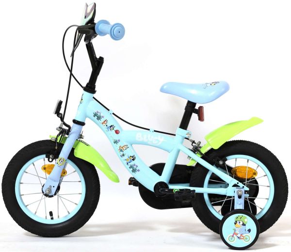 Bluey Kinderfiets 12 inch - Lichtblauw - Twee handremmen Bluey Kinderfiets 12 inch - Lichtblauw - Twee handremmen