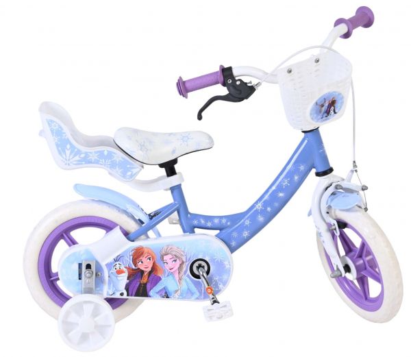 Disney Frozen Kinderfiets - Meisjes - Mag Wheels - 12 inch - Blauw