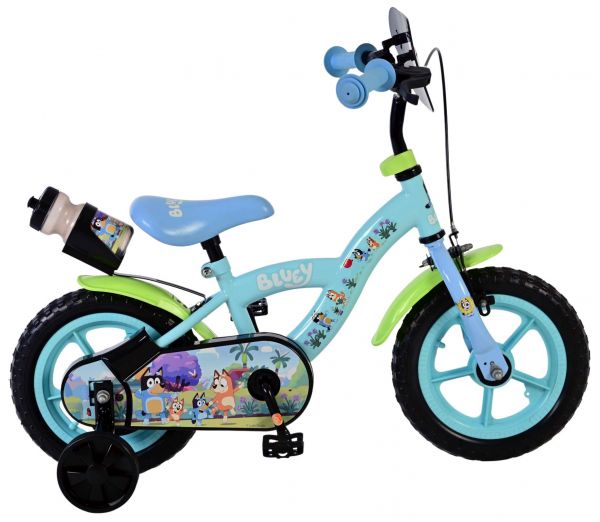 Bluey Kinderfiets - Jongens - Mag Wheels - 12 inch - Blauw
