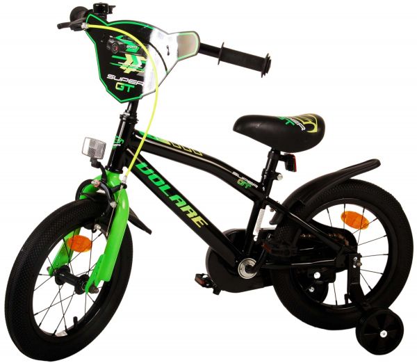 Volare Super GT Kinderfiets - Jongens - 14 inch - Groen - Twee handremmen
