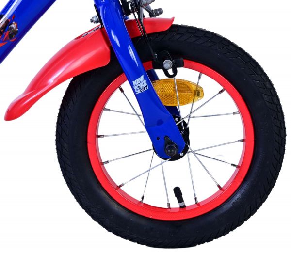 Turbo Crew Kinderfiets - Jongens - 12 inch - Blauw Rood