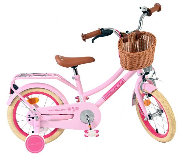 Volare Excellent Kinderfiets - Meisjes - 14 inch - Roze