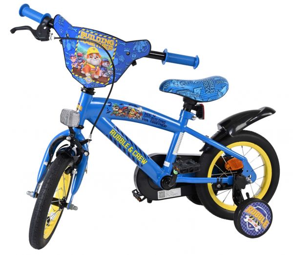 Paw Patrol -Rubble & Crew - Kinderfiets - Jongens - 12 inch - Blauw