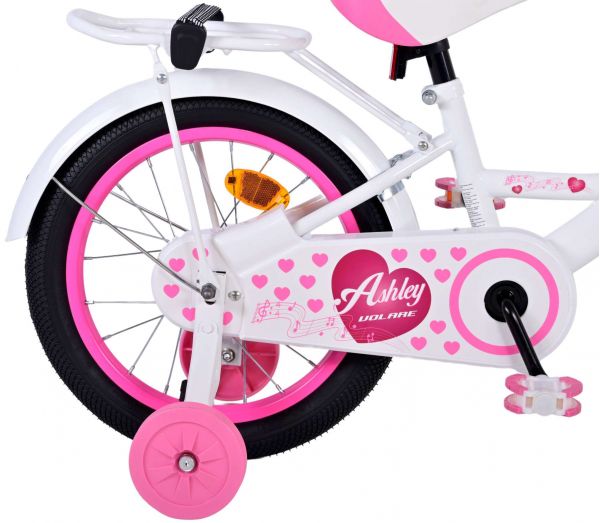 Volare Ashley Kinderfiets - Meisjes - 16 inch - Wit Volare Ashley Kinderfiets - Meisjes - 16 inch - Wit