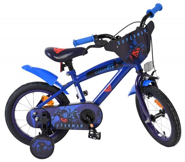 Superman Kinderfiets - Jongens - 14 inch - Blauw