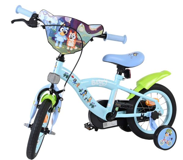 Bluey Kinderfiets - Uni- 12 inch - Blauw