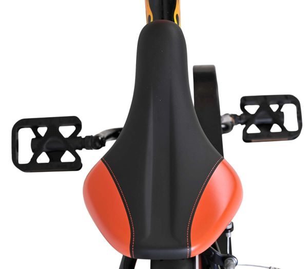 Volare Strike Kinderfiets - Jongens - 12 inch - Zwart Oranje - Twee Handremmen