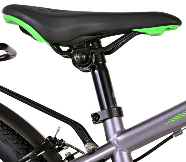 Volare Cross Kinderfiets - Jongens - 24 inch - Grijs - 21 versnellingen - Twee handremmen