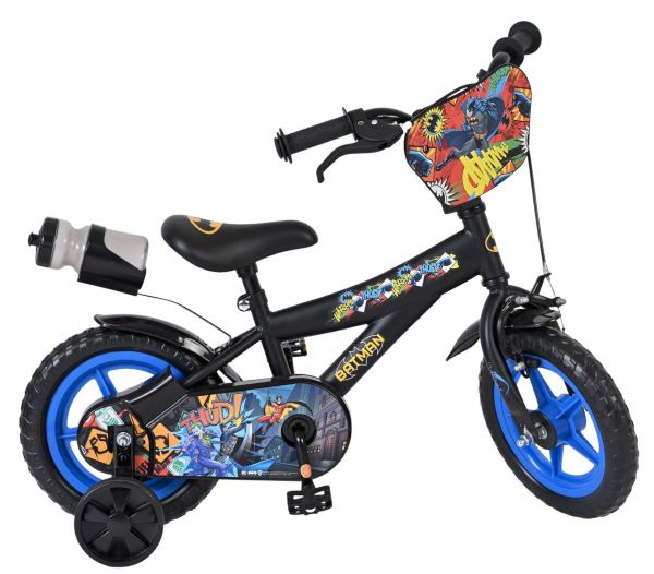 Batman Kinderfiets - Jongens - Mag Wheels - 12 inch - Zwart