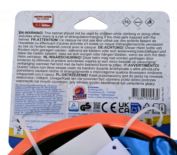 Disney Mickey Fietshelm