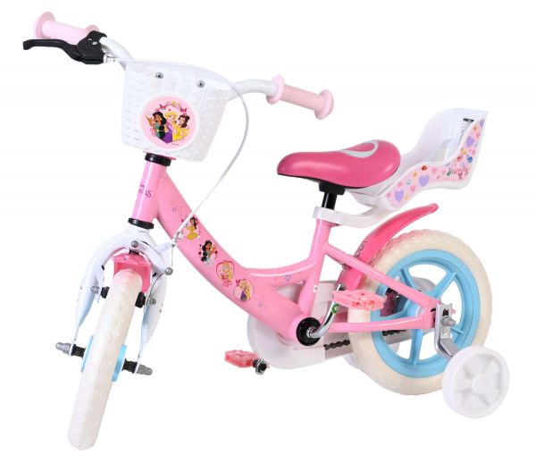 Disney Princess  Kinderfiets - Meisjes - Mag Wheels - 12 inch - Roze