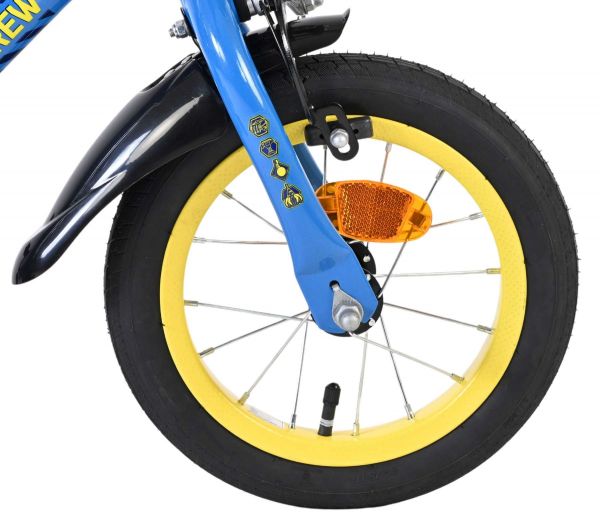 Paw Patrol -Rubble & Crew - Kinderfiets - Jongens - 12 inch - Blauw - Twee handremmen