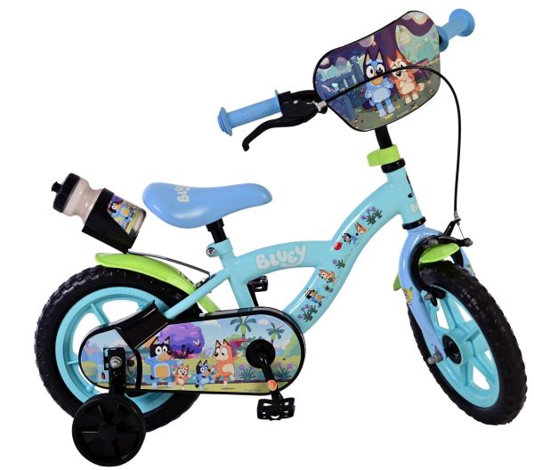 Bluey Kinderfiets - Jongens - Mag Wheels - 12 inch - Lichtblauw