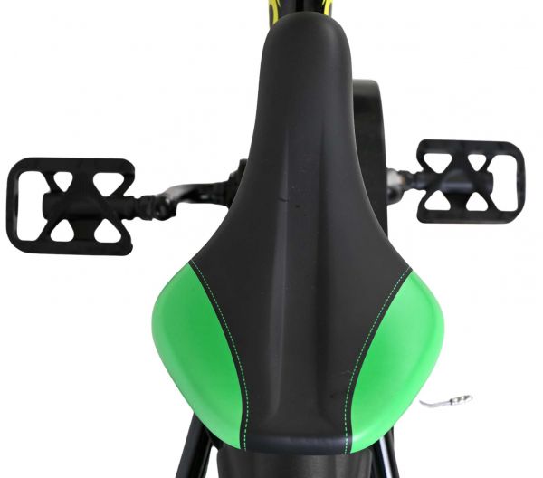 Volare Strike Kinderfiets - Jongens - 14 inch - Zwart Groen - Twee handremmen