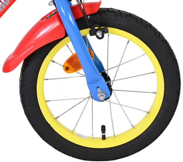 Paw Patrol Kinderfiets - Jongens - 14 inch - Rood/Blauw