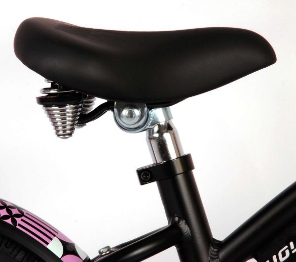 Volare Miracle Kinderfiets - Meisjes - 14 inch - Mat Zwart - Prime Collection Volare Miracle Kinderfiets - Meisjes - 14 inch - Mat Zwart - Prime Collection