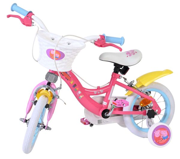 Peppa Pig Kinderfiets - Meisjes - 12 inch - Roze - Twee handremmen