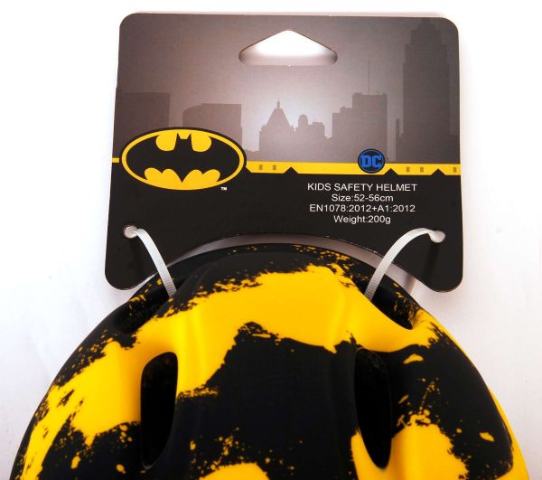 Batman Jongens Fietshelm - Zwart - 52-56 cm