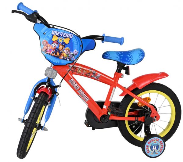Paw Patrol Kinderfiets - Jongens - 14 inch - Rood/Blauw