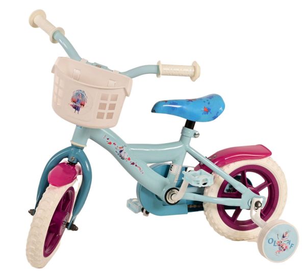 Disney Frozen 2 Kinderfiets - Meisjes - 10 inch - Blauw/Paars - Doortrapper