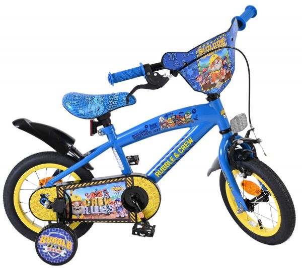 Paw Patrol -Rubble & Crew - Kinderfiets - Jongens - 12 inch - Blauw