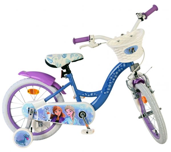 Disney Frozen 2 Kinderfiets - Meisjes - 16 inch - Blauw/Paars