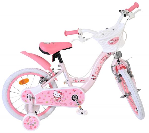 Hello Kitty Kinderfiets - Meisjes - 16 inch - Roze - Twee Handremmen