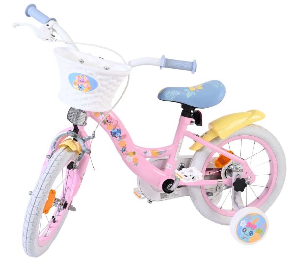 Disney Stitch Kinderfiets - Meisjes - 14 inch - Roze