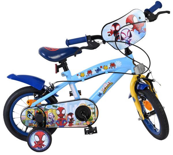 Spidey Kinderfiets - Jongens - 12 inch - Blauw - Twee handremmen