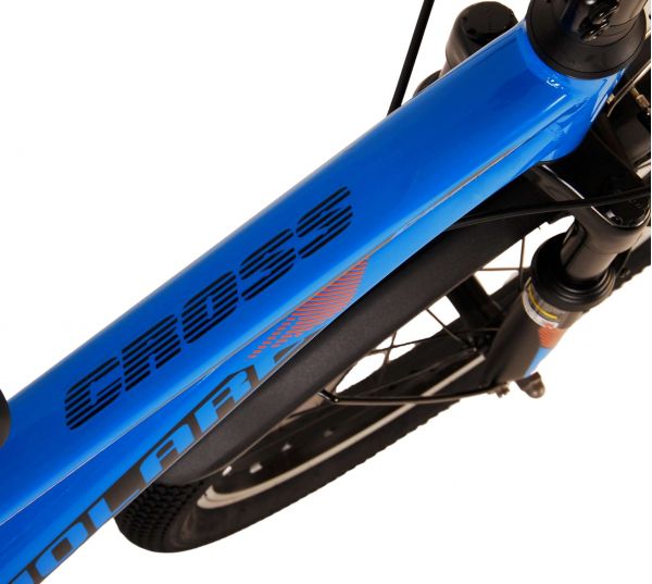 Volare Cross Kinderfiets - Jongens - 20 inch - Blauw - 6 versnellingen