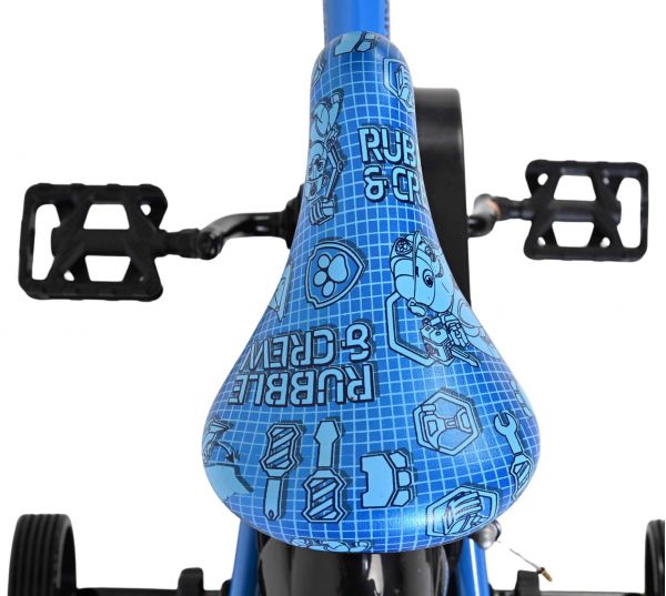 Paw Patrol -Rubble & Crew - Kinderfiets - Jongens - 12 inch - Blauw - Twee handremmen