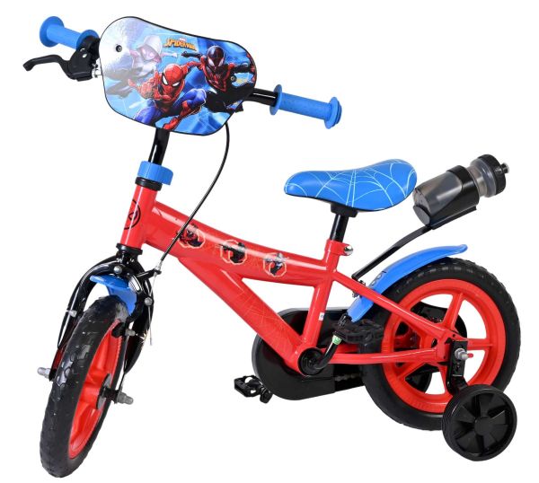 Spider-Man Kinderfiets - Jongens - Mag Wheels - 12 inch - Rood