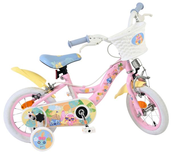 Koala Kinderfiets - Meisjes - 12 inch - Roze - Twee Handremmen