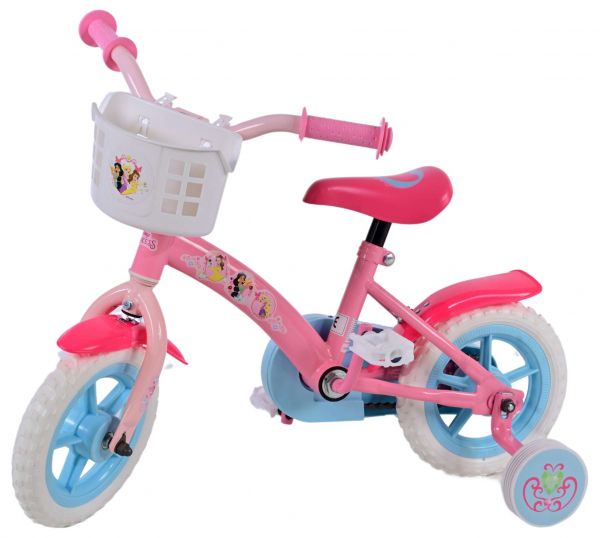Disney Princess Kinderfiets - Meisjes - 10 inch - Roze - Doortrapper