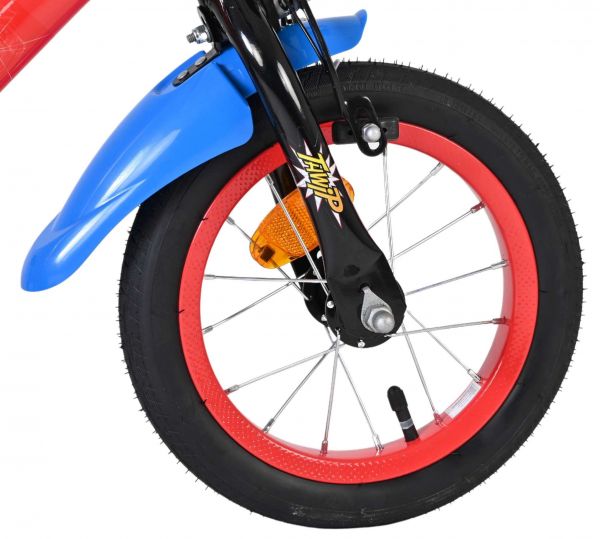 Spider-Man Kinderfiets - Jongens - 12 inch - Blauw/Rood