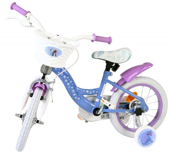 Disney Frozen 2 Kinderfiets - Meisjes - 14 inch - Blauw/Paars