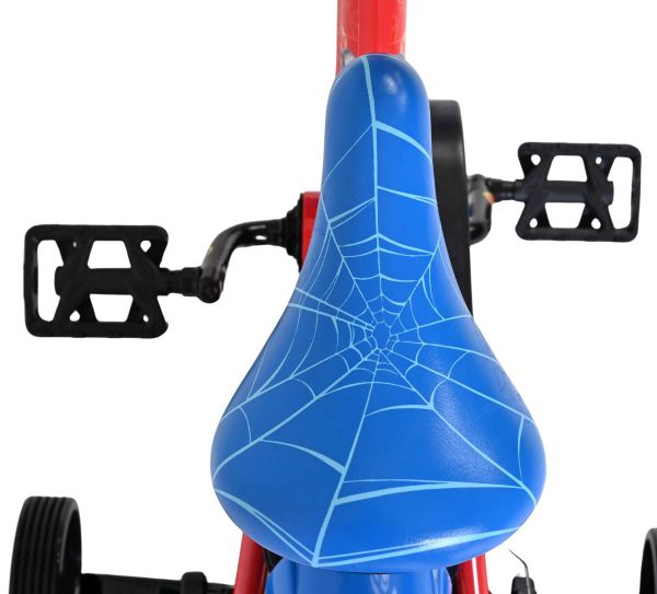 Spider-Man Kinderfiets - Jongens - 12 inch - Blauw/Rood - Twee handremmen