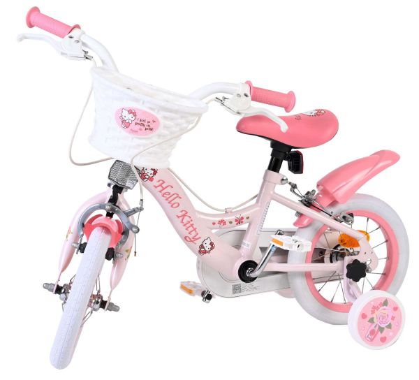 Hello Kitty Kinderfiets - Meisjes - 12 inch - Roze - Twee handremmen