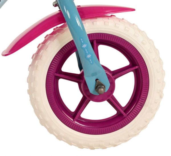 Disney Frozen 2 Kinderfiets - Meisjes - 10 inch - Blauw/Paars - Doortrapper