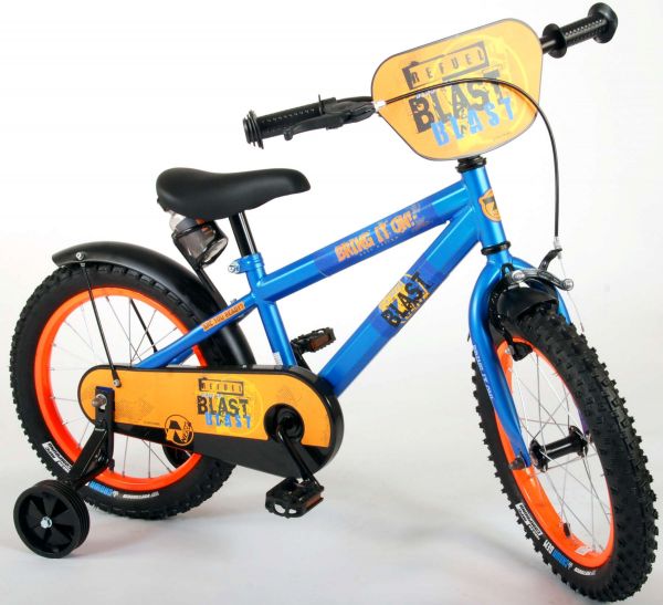 NERF Kinderfiets - Jongens - 16 inch - Satijn Blauw NERF Kinderfiets - Jongens - 16 inch - Satijn Blauw