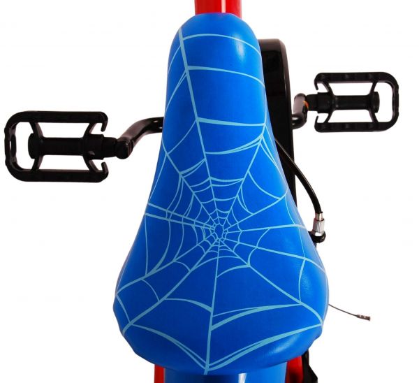 Spider-Man Kinderfiets - Jongens - 16 inch - Blauw/Rood - Twee handremmen
