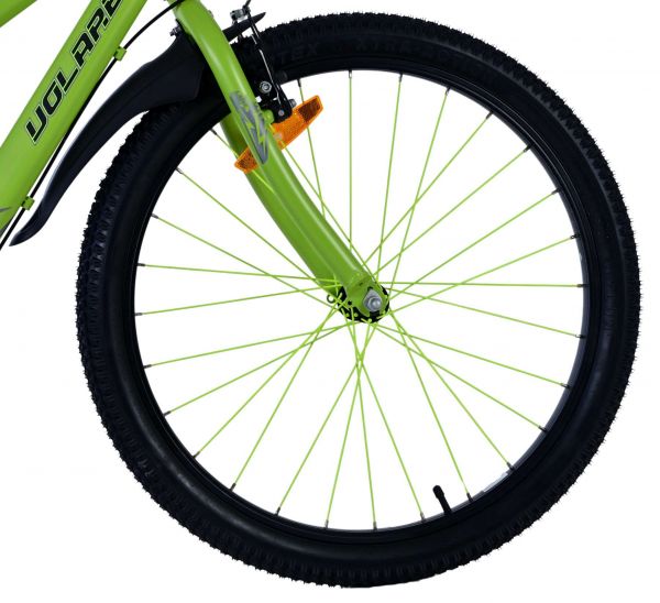 Volare Rocky Kinderfiets - 24 inch - Groen - Shimano Nexus 3 versnellingen