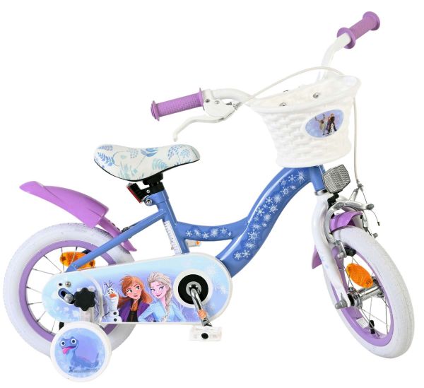 Disney Frozen 2 Kinderfiets - Meisjes - 12 inch - Blauw/Paars