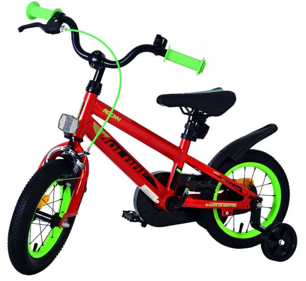 Volare Rocky Kinderfiets - Jongens - 12 inch - Rood