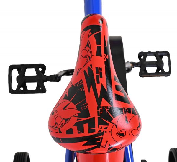 Sonic Prime Kinderfiets - Jongens - 14 inch - Blauw Rood