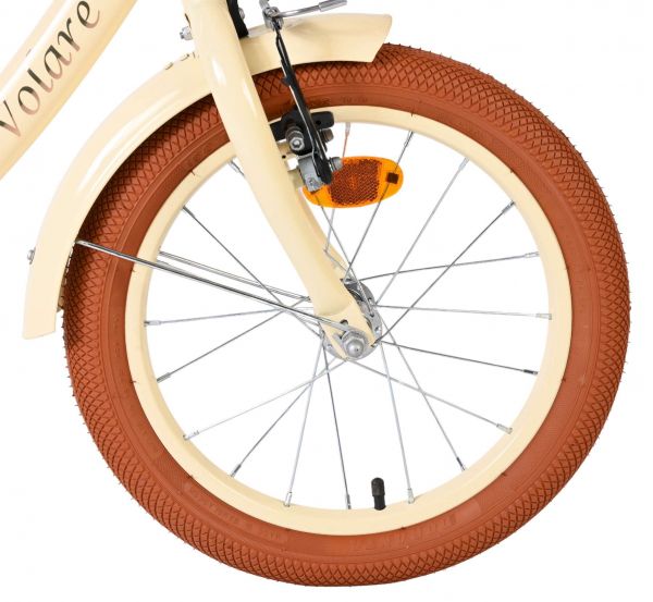 Volare Ashley Kinderfiets - Meisjes - 16 inch - Creme