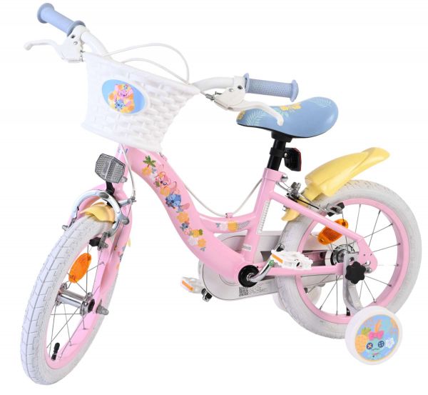Disney Stitch Kinderfiets - Meisjes - 14 inch - Roze - Twee handremmen