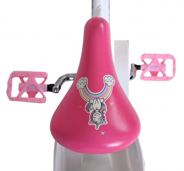 Volare Unicorn Kinderfiets - Meisjes - 12 inch - Wit