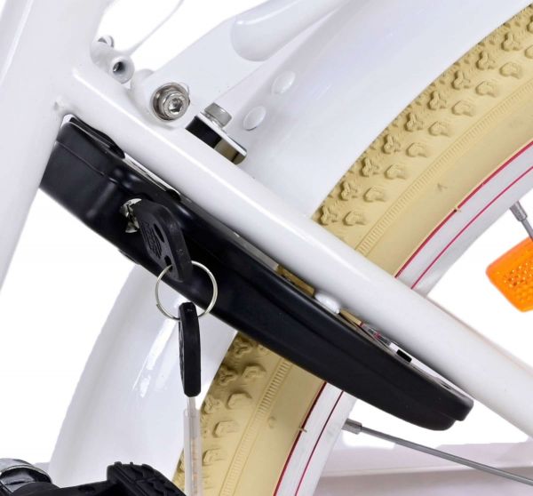 Volare Excellent Kinderfiets - Meisjes - 20 inch - Wit Volare Excellent Kinderfiets - Meisjes - 20 inch - Wit