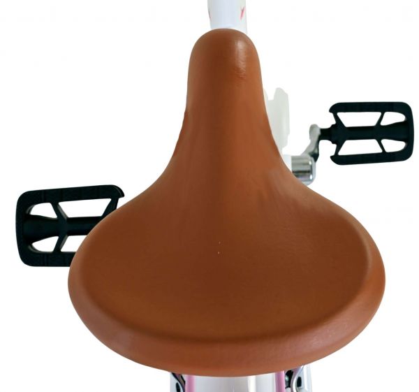Volare Blossom Kinderfiets - Meisjes - 20 inch - Wit - Twee handremmen